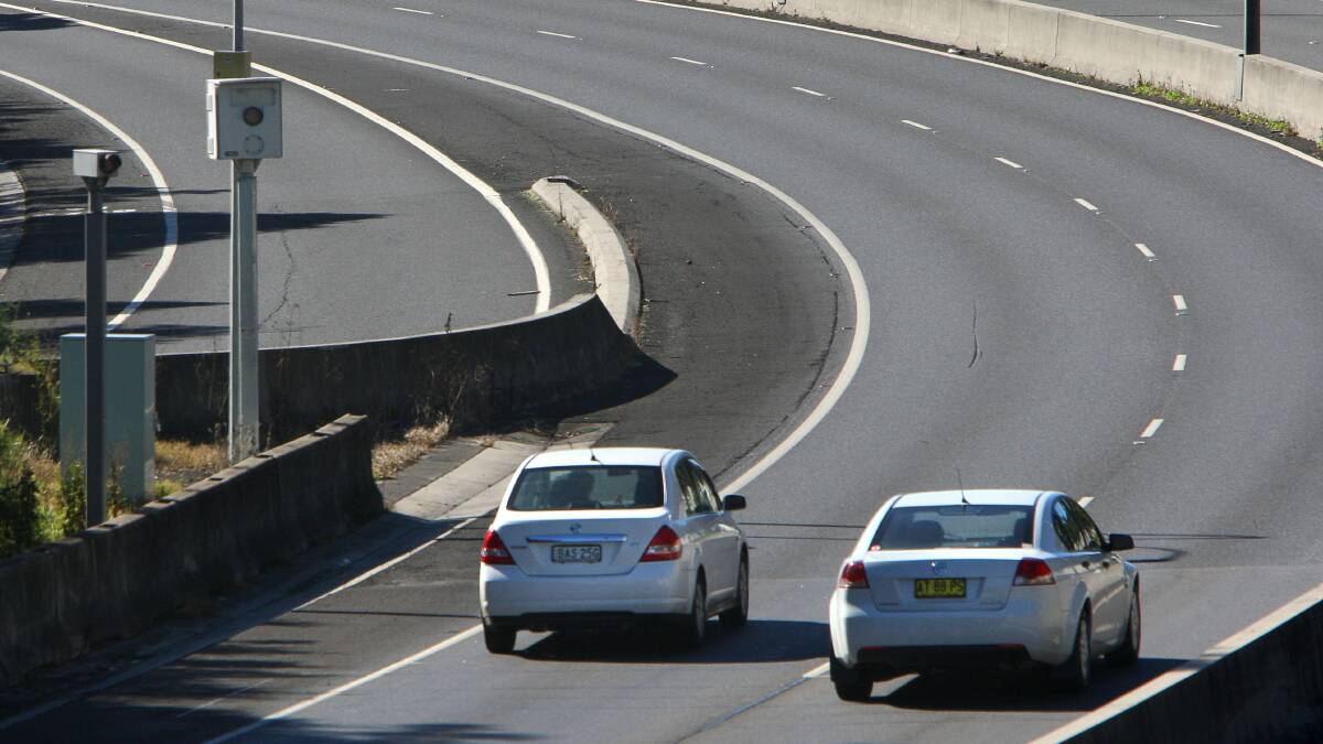 The speed camera focusing on northbound traffic on the M1 Princes Motorway is far and away the city's biggest moneyspinner. Picture: Orlando Chiodo 