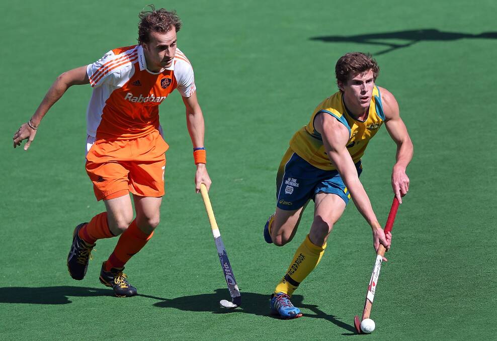 BACK IN THE FRAME: Wollongong's Tristan White has been selected to play for the Kookaburras next month. Picture: AAP