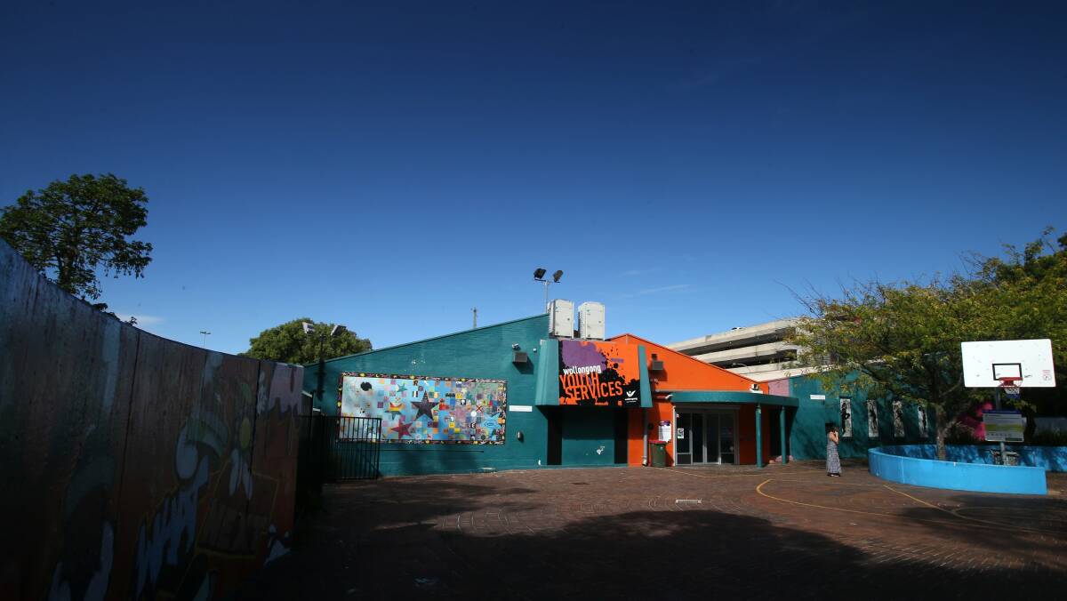 Under new plans being proposed by council staff, the Wollongong Youth Centre will become a cenralised hub for services. Photo. Kirk Gilmour