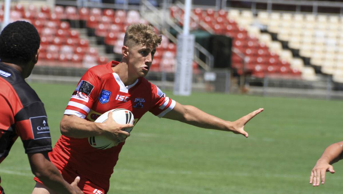 Honour: Dragons junior Zac Lomax will play for NSW under 18s.