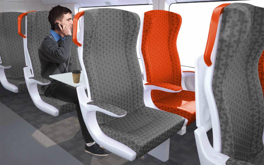 stood up: The new intercity fleet will have 28 fewer seats per carriage, despite commuters stating that finding a seat was important.