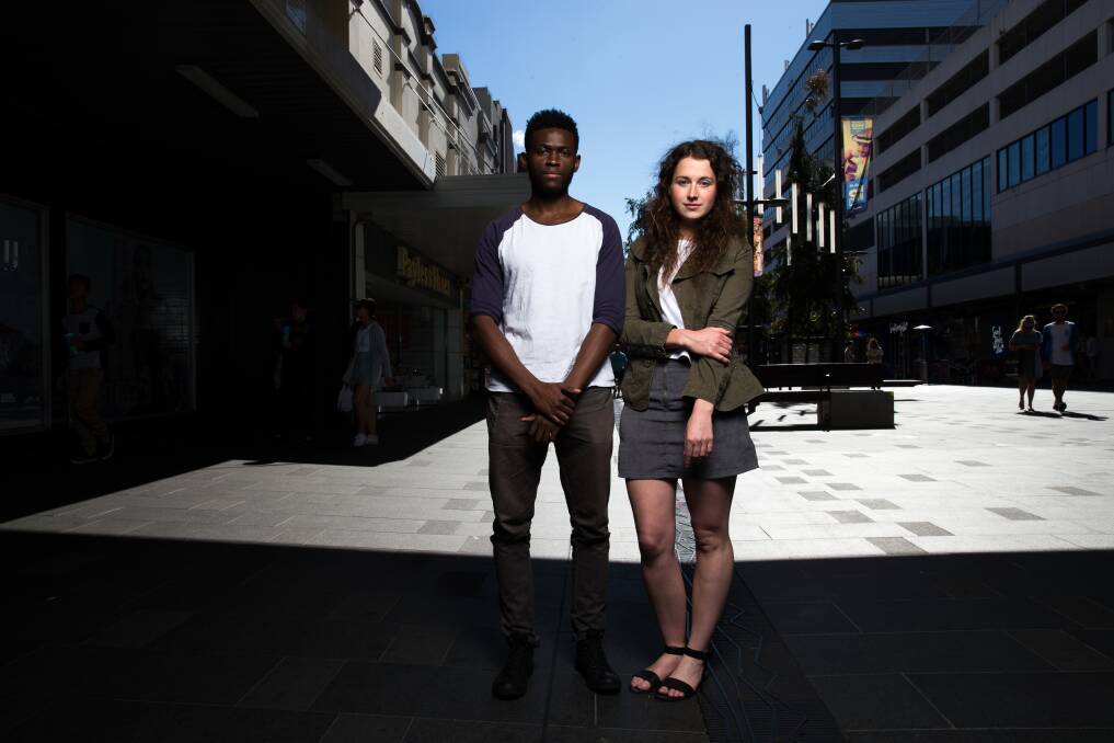 UNDERPAID: Brian Sibanda and Ashleigh Mounser were short-changed in numerous Wollongong jobs. The South Coast Labour Council is assisting them. Picture: Janie Barrett
