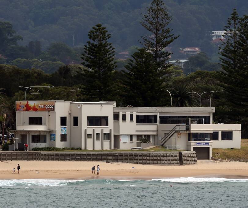 Raising the roof: Wollongong City Council is planning to demolish and repair the North Wollongong surf club roof. Picture: Robert Peet