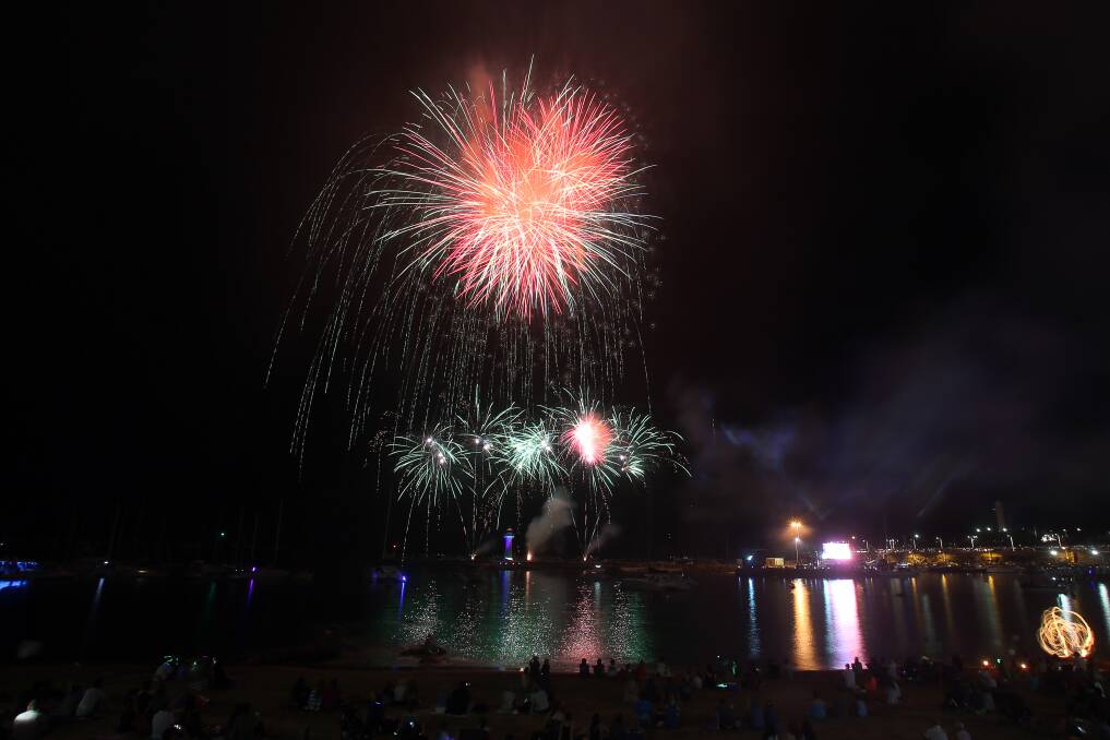 GOOD TIMES: Fireworks at Belmore Basin Wollongong is one way to see in the New Year. Picture: Sylvia Liber