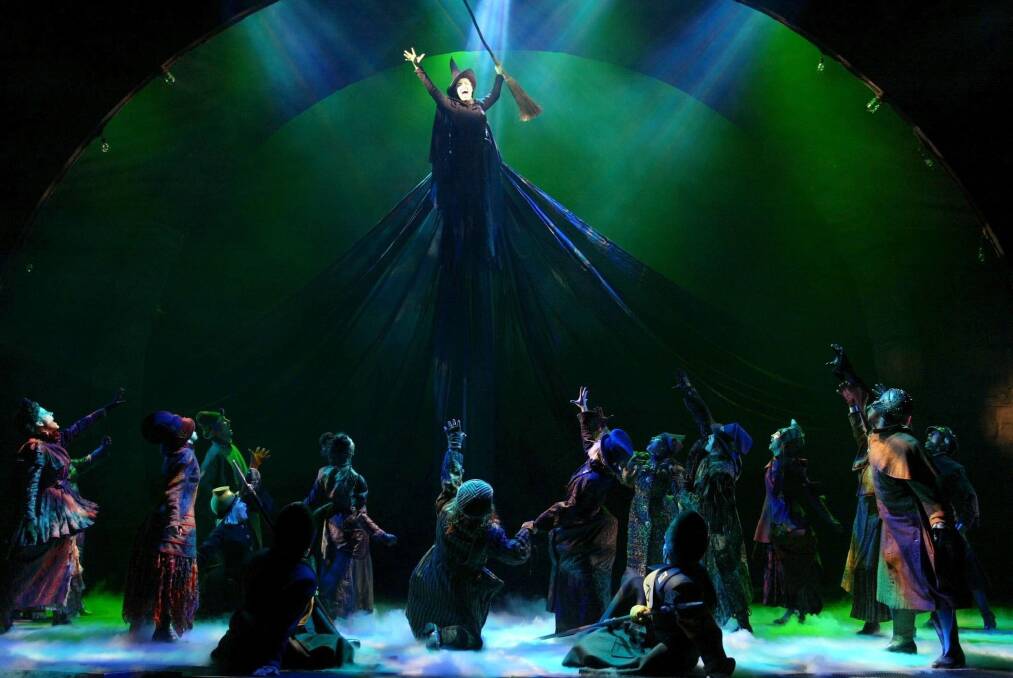A New York production of 'Wicked: The Untold Story of the Witches of Oz'. Picture: AP/Joan Marcus)