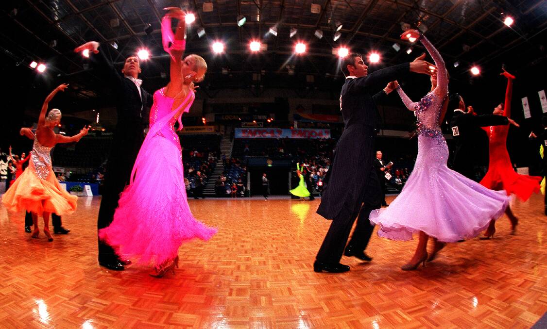 Watch the glamorous sport of ballroom and latin in Thirroul this weekend - scroll down for more information. Picture: Fairfax File