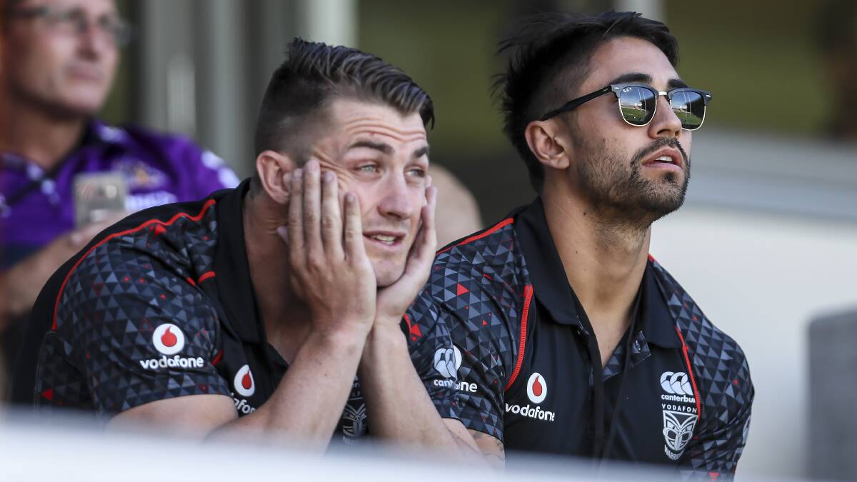 EYEING A RETURN: Kieran Foran and Shaun Johnson. Picture: Getty Images