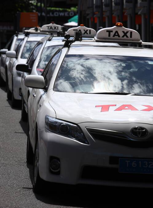 Some taxi drivers are concerned about Uber's arrival next month but Wollongong Radio Cabs is hopeful the rideshare company won't have a major effect. Picture: Robert Peet
