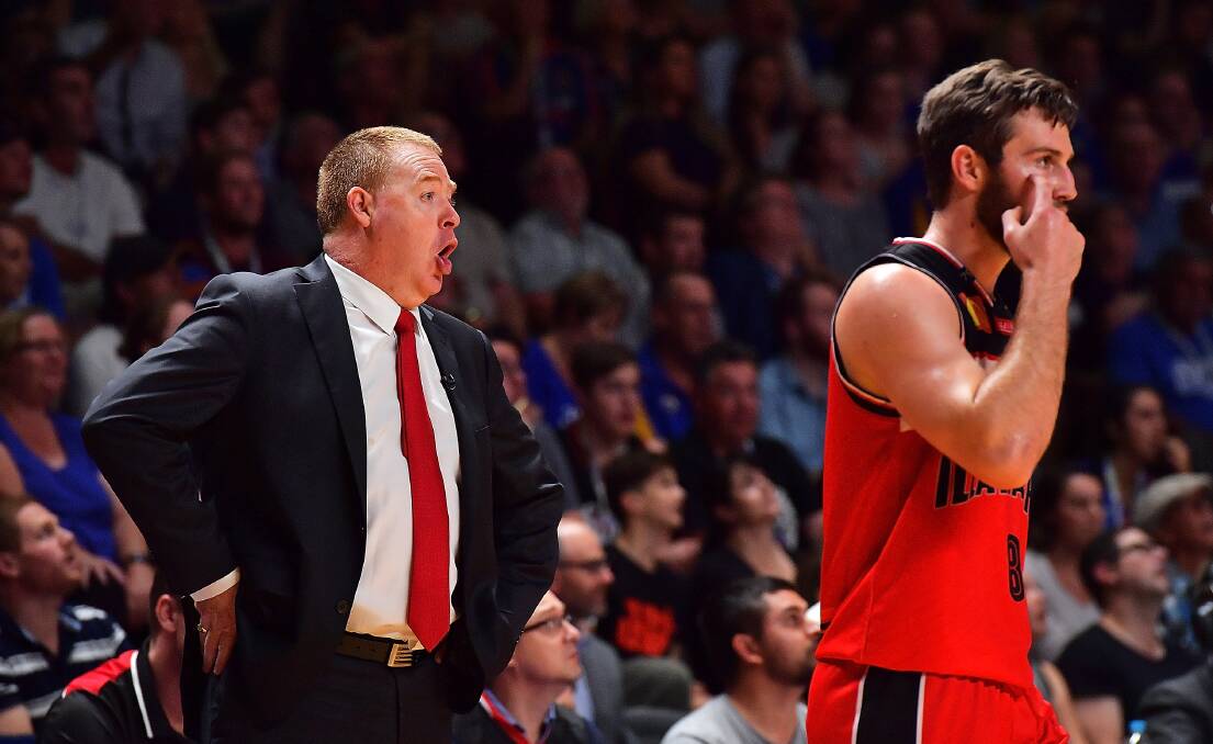 PRESSURE IS ON: Hawks coach Rob Beveridge knows his men must improve if they are to turn the tables on the Adelaide 36ers on Saturday. Picture: Getty Images
