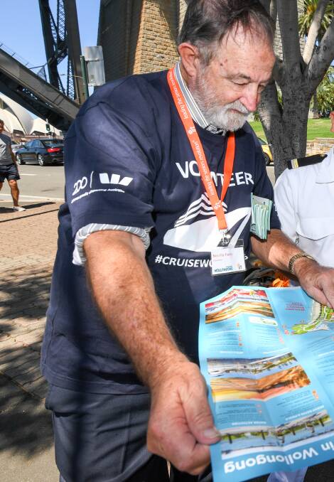 Neville Fenn has a history of community service, including volunteering to be a Wollongong Ambassador, responsible for greeting guests of the Norwegian Star cruise ship which came to Wollongong in February 2017.