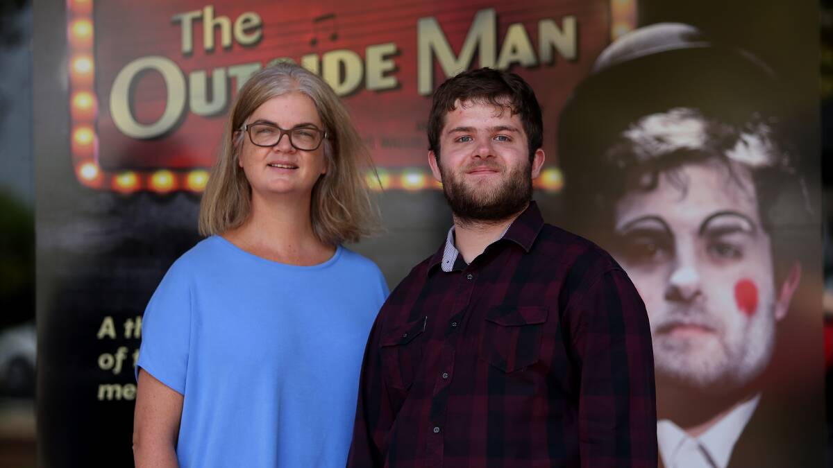 NEW SHOW: The Outside Man director Anne-Louise Rentell with actor Christian Tagliaferro. The Outside Man plays at Illawarra Performing Arts Centre from March 17-25. Picture: Robert Peet