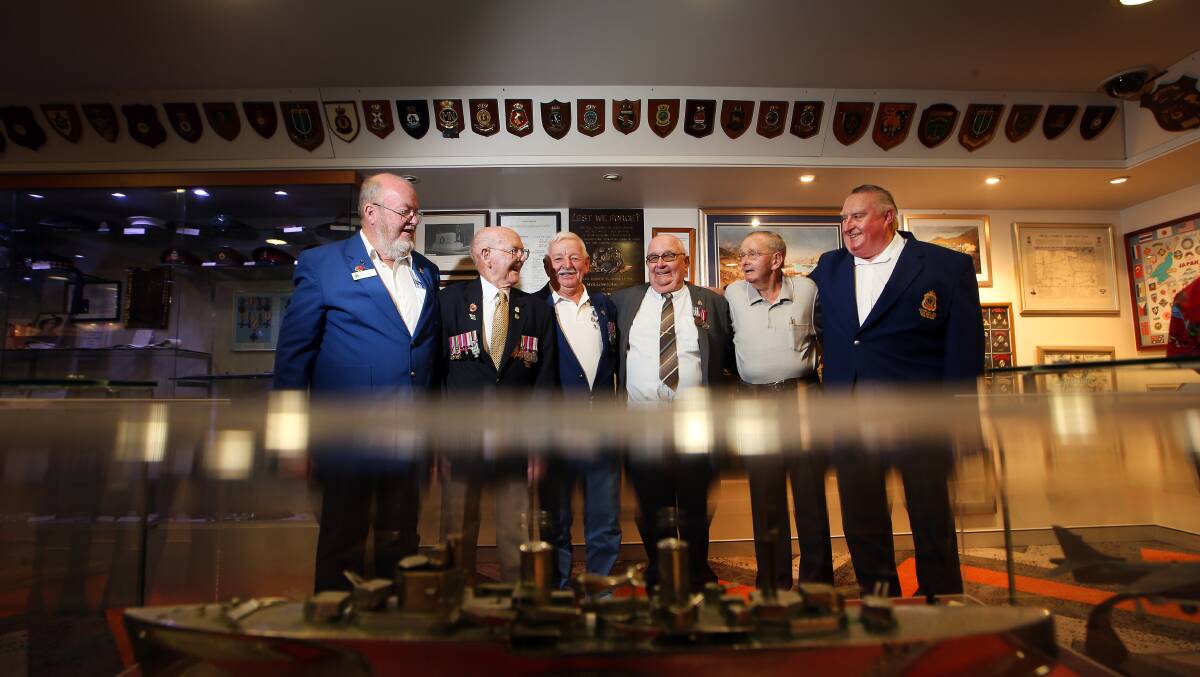 Corrimal Diggers: Greg Nolan, Allan Hinchcliff, Neil McLean, Vince Churches, John Simpson and Harry Bassett are pleased. Picture: Sylvia Liber