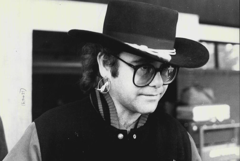 FLASHBACK: Superstar Elton John in Sydney in 1983. Picture: Fairfax File