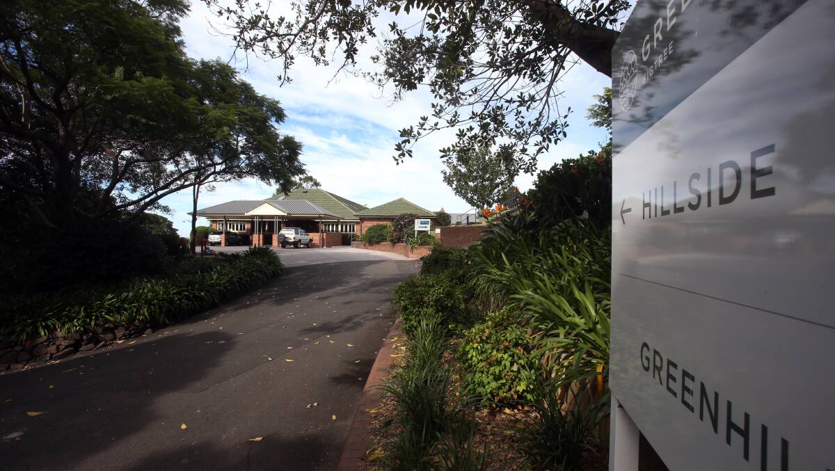 Put on notice: Hillside at Figtree is promoted on its website as the ''most exclusive aged care residence in the Illawarra'' however concerns have been raised by federal government agencies over residents' care. Picture: Robert Peet