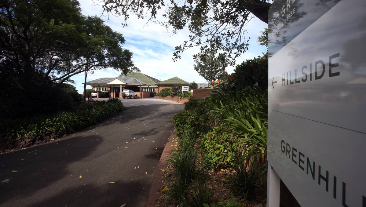 Below par: Hillside at Figtree met just 26 of the 44 expected outcomes in an audit by the Australian Aged Care Quality Agency in April. Picture: Robert Peet