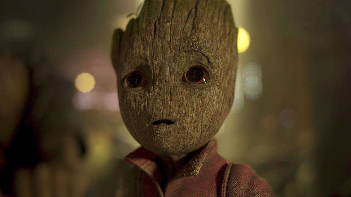 Groot (voiced by Vin Diesel) in a scene from, "Guardians Of The Galaxy Vol. 2".