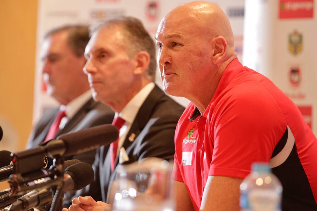 STAYING PUT: Dragons coach Paul McGregor. Picture: Adam McLean