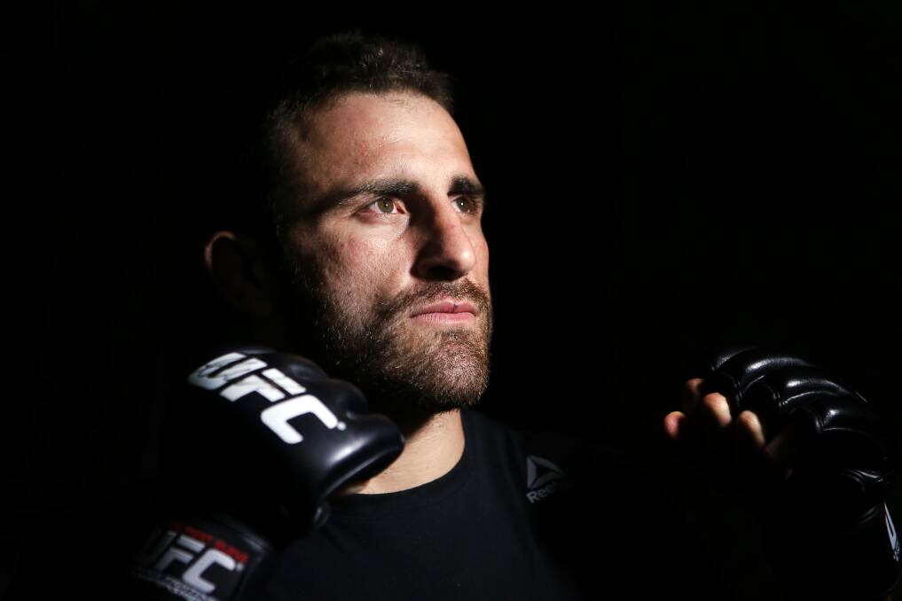 ON A TEAR: Illawarra MMA star Alex Volkanovski made it three UFC wins on the trot  with a unanimous decision victory over Shane Young on Sunday. Picture: Sylvia Liber