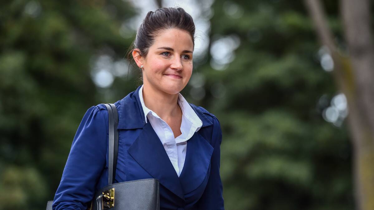 Ban: Michelle Payne arrives for her RAD Board hearing. Picture: John Donegan/Racing Photos via Getty Images