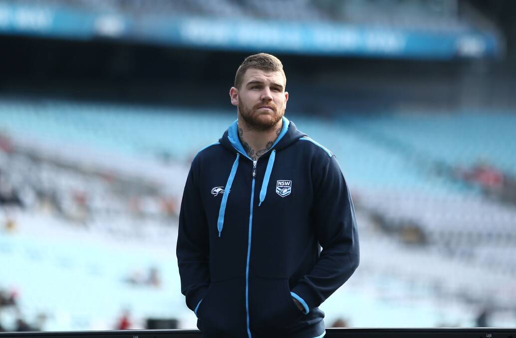 FURORE: Dragons star Josh Dugan is guilty of poor judgement and little more for having a beer in Blues camp six days out from the Origin decider. Picture: Getty Images