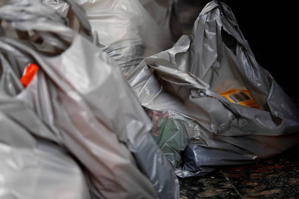 GREY GHOSTS: Plastic bags like these will soon be banned in every state and territory except NSW, where the government is relying on retailers to act voluntarily.