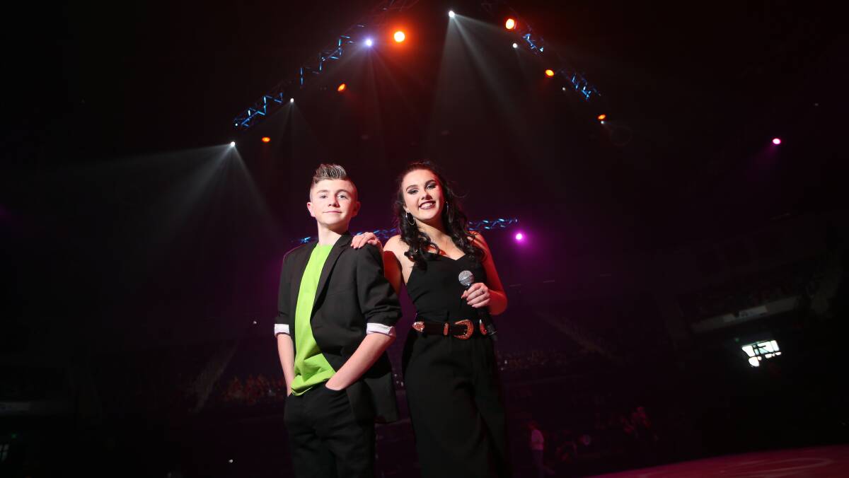 SIBLINGS: Shell Cove siblings Emerson and Mackenzie Garcia are featured vocalists in Southern Stars extravaganza.  