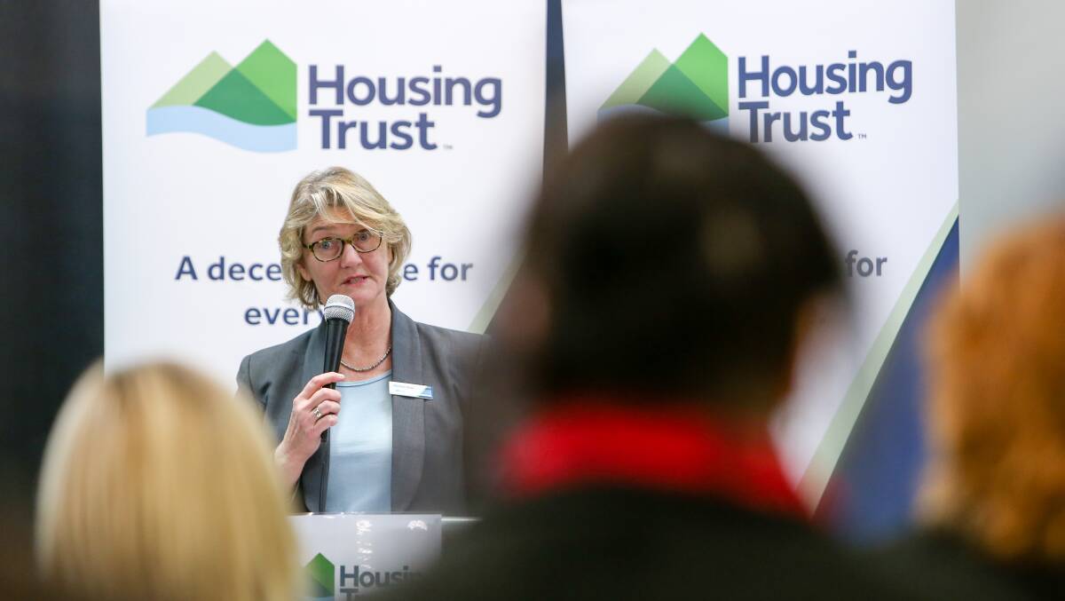 Housing Trust ​CEO Michele Adair says the organisation is working with tenants to achieve a smoke-free environment. Photo: Adam McLean