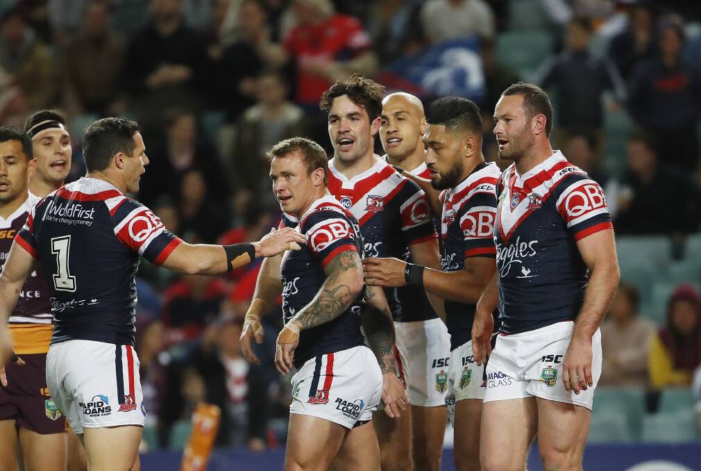 ALL ON THE LINE: The Roosters can't risk another patchy display in Saturday's preliminary final clash with North Queensland. Picture: AAP