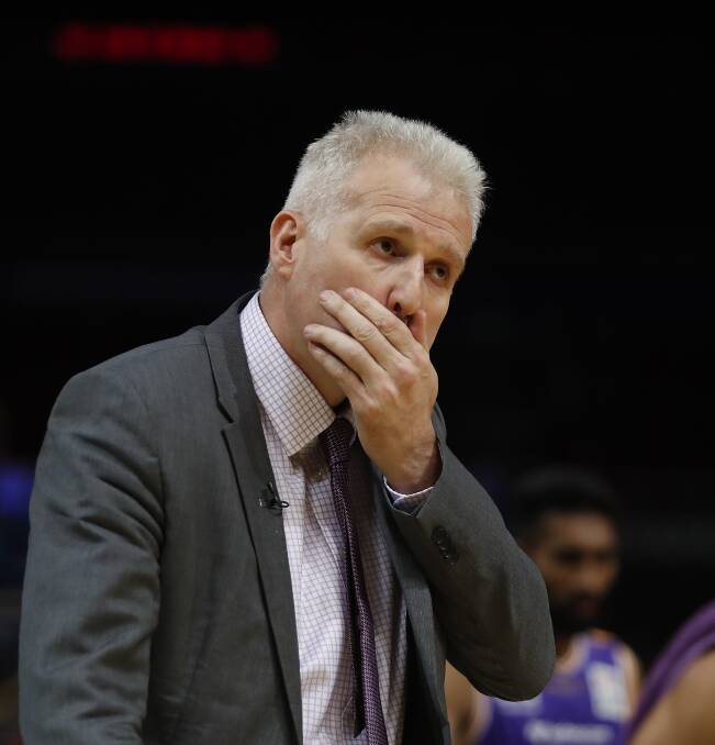 TINKERING: Sydney Kings coach Andrew Gaze. Picture: AAP Image