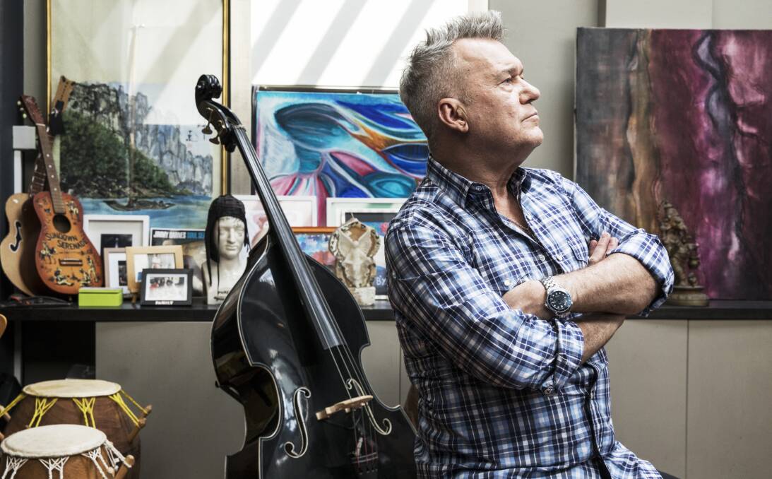 Rockstar Jimmy Barnes at home in Sydney. Picture: Jessica Hromas
