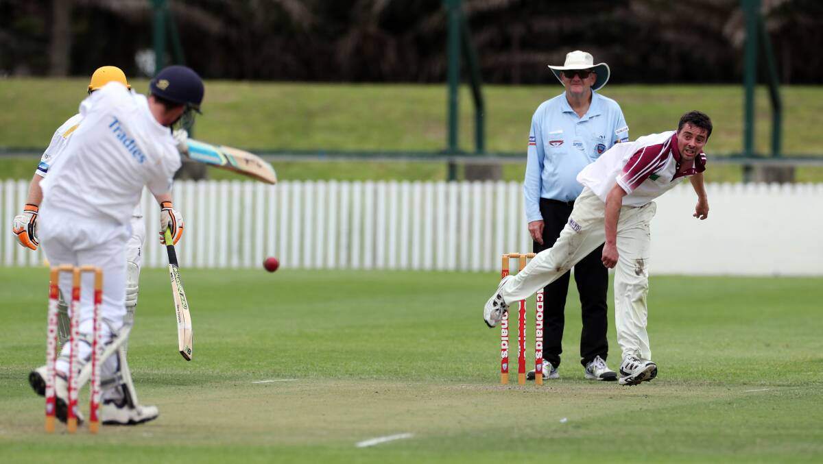 Key loss: Bowler Sam Mutch will miss Wollongong's match against Wests. Picture: Sylvia Liber.