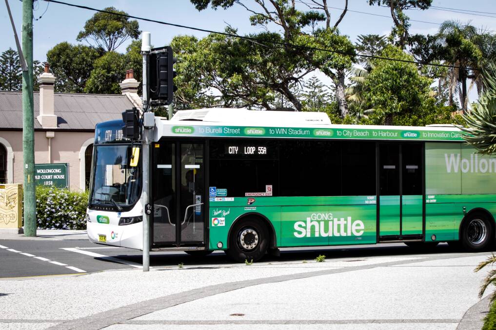 Wollongong City Councillors are considering paying to keep the Gong Shuttle free - but some ratepayers would prefer they weren't. Picture: Georgia Matts 