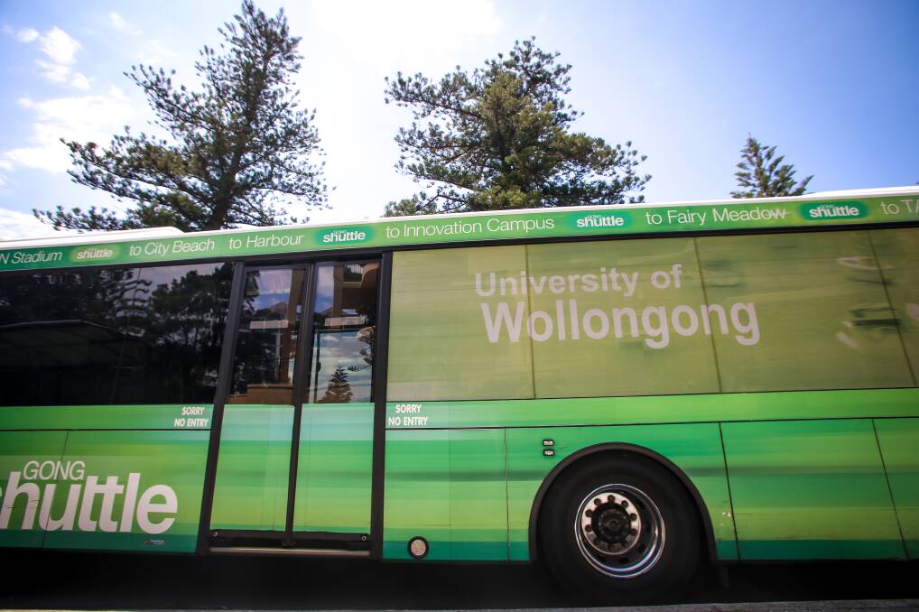 Shuttle saved?: The University of Wollongong will commit to paying $350,000 a year to keep the Gong Shuttle free - as long as Wollongong City Council does the same. Picture: Georgia Matts