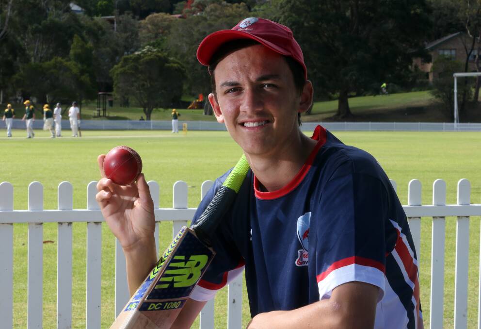 Teen talent: Matt Garnero played in Keira's Twenty20 team.
