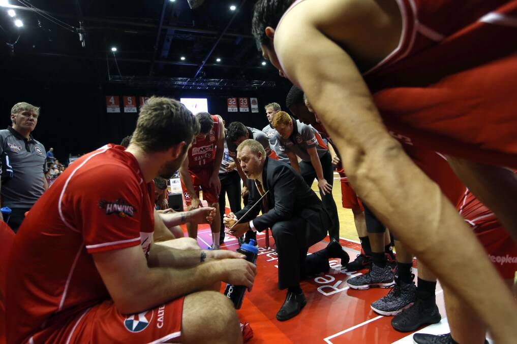 MAKE OR BREAK: "Our season rests on this next eight weeks" - Hawks coach Rob Beveridge. Picture: Sylvia Liber