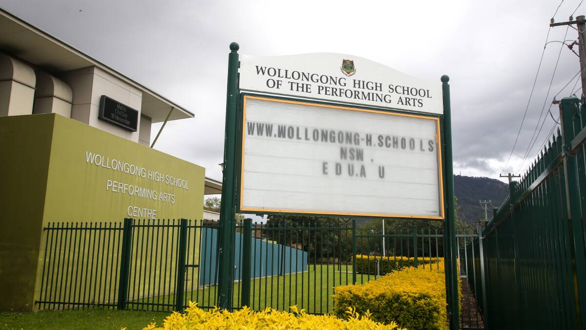 Wollongong High School of the Performing Arts. Picture: Georgia Matts