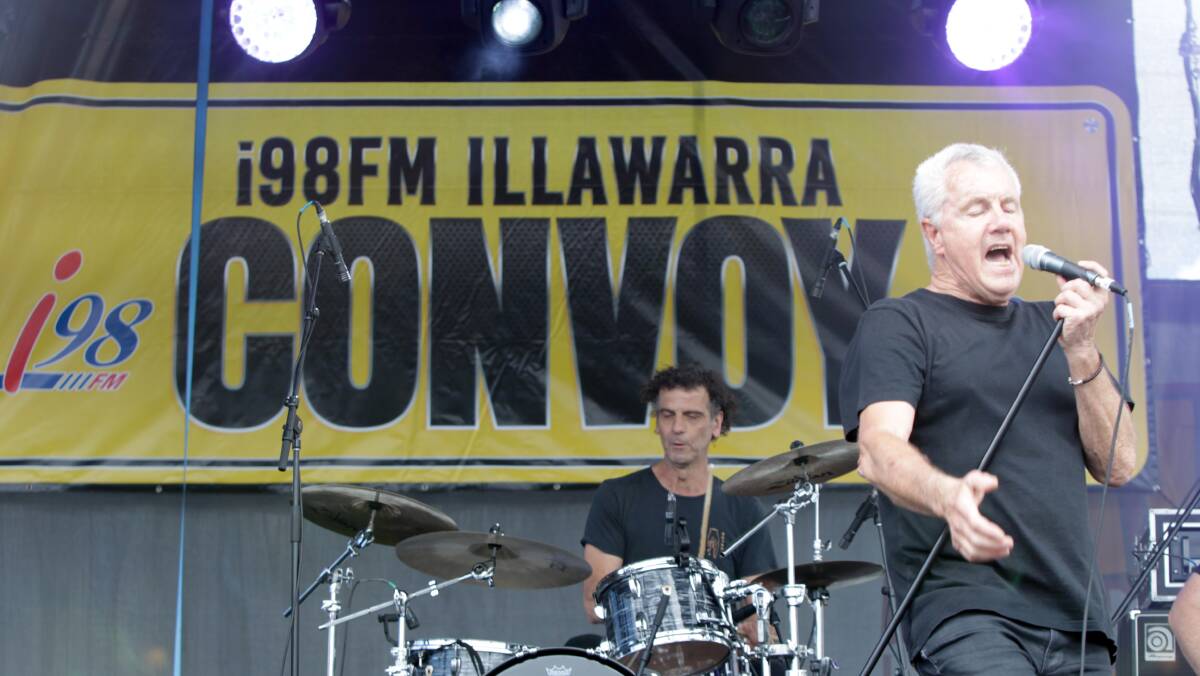ENTERTAINMENT: Daryl Braithwaite performed at Illawarra Convoy's free Family Fun Day at Croome Road Sporting Complex. Picture: Georgia Matts