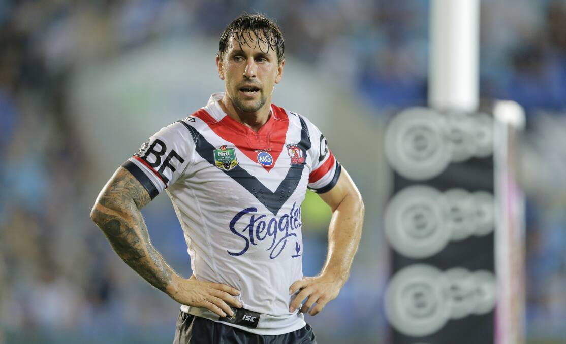 On the move: Mitchell Pearce. Picture: AAP Image/Dave Hunt