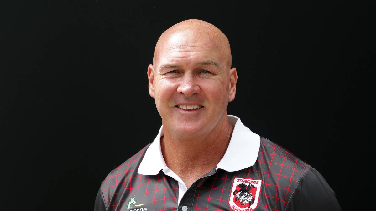 Dragons coach Paul McGregor feels right at home at the helm as he heads into his fourth season in charge. Picture: John Veage