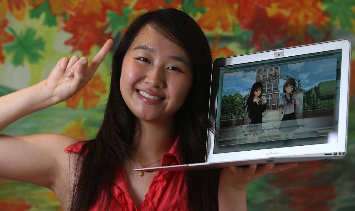 NUMBER 1: Smiths Hill High School student Serena Gao finished first in the Software Design and Development course in this year's HSC. Picture: Robert Peet