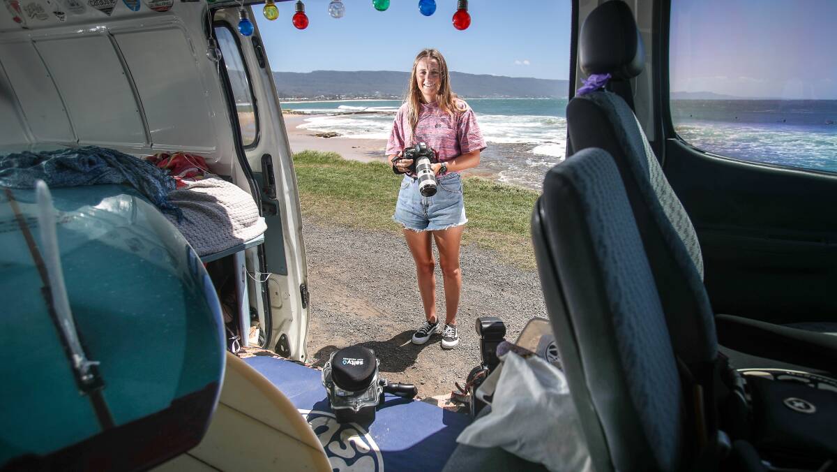 AWARD NOMINATION: Illawarra Mercury photographer Georgia Matts' film Smile and Wave has been nominated for an Australian Surfing Award. Picture: Adam McLean