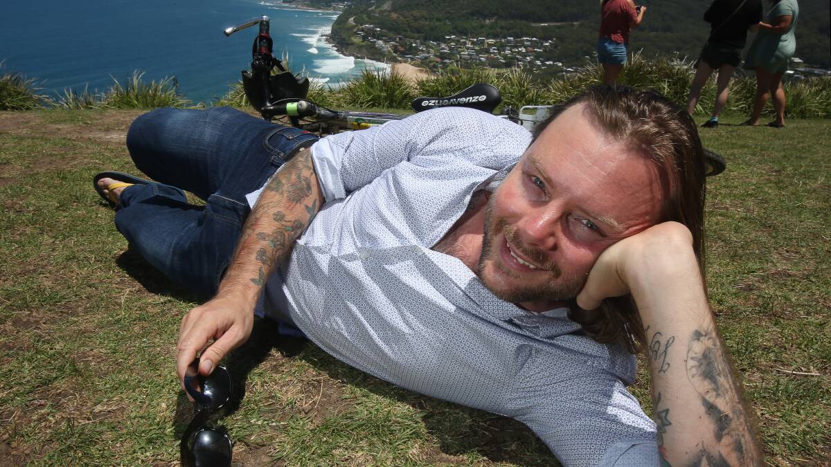 DRIVING IT HOME: ABC Illawarra's new specific drive radio show host Lindsay 'The Doctor' McDougall relaxes at Sublime Point, one of his favourite Illawarra spots. Picture: Robert Peet