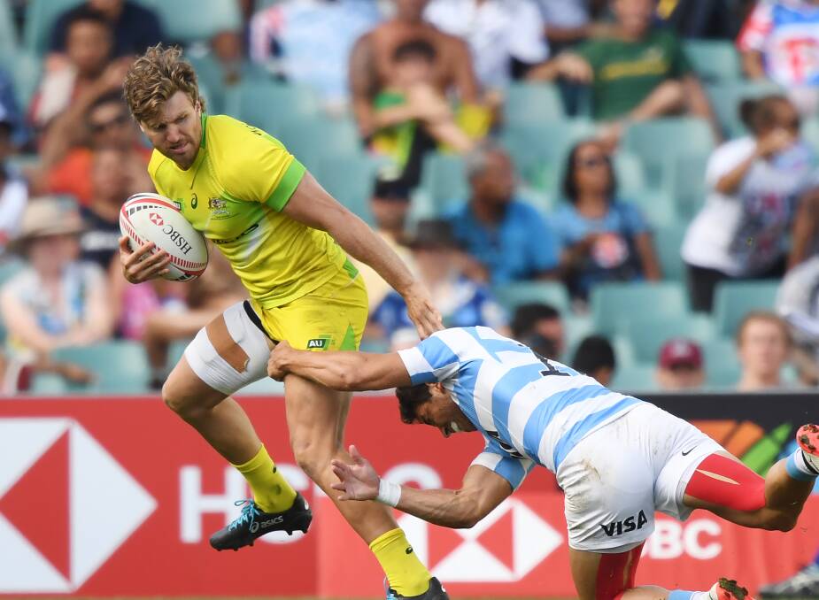 Development: Kiama Sevens ambassador Lewis Holland feels sevens is vital in developing rugby players' skills. Picture: AAP/David Moir.  