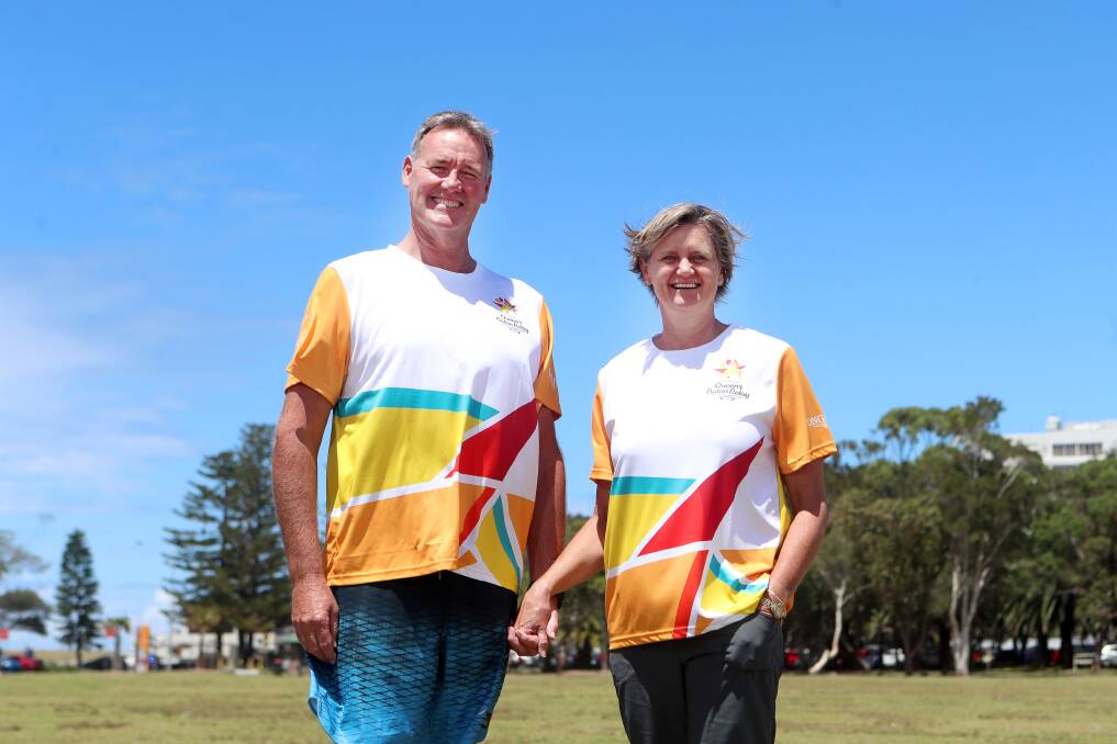 Ron and Suzie McKeon have been chosen as two of Wollongong's baton bearers for Monday's event. Picture: Sylvia Liber