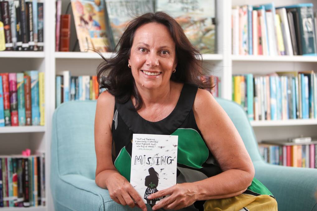 Stanwell Park author Sue Whiting with her latest teenage novel "Missing". Picture: Adam McLean