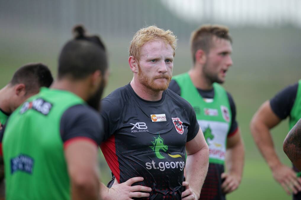 PRESENCE: St George Illawarra recruit James Graham's influence will extend far beyond game-day this season.Picture: John Veage