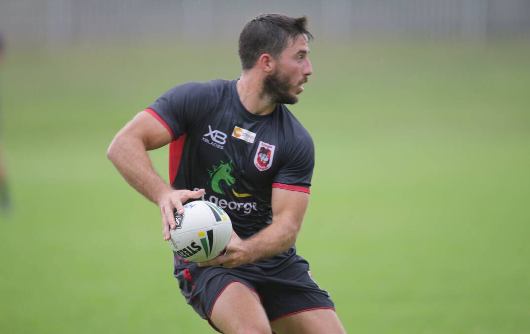 DEBUT: Dragons halfback Ben Hunt will play on Saturday. Picture: John Veage