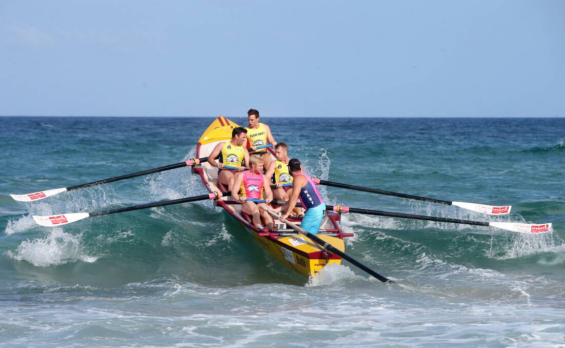 Chasing glory: The Bulli surf boat crew will take on Australia's best at Elouera beach this weekend. Picture: Sylvia Liber.