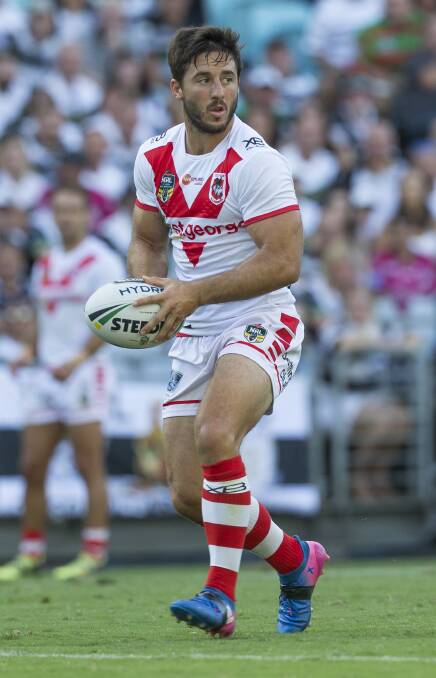 PATIENCE: Dragons great Mark Gasnier says Ben Hunt will need some time to gel with halves partner Gareth Widdop. Picture: AAP