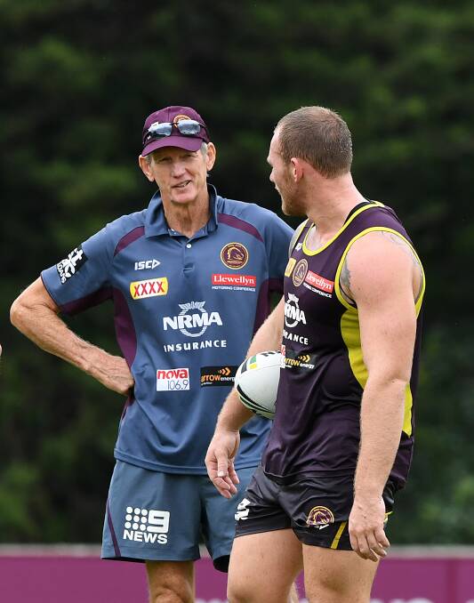 MISSED THE MARK: Wayne Bennett's spray at the media ahead of Matt Lodge's NRL return was missed its target. Picture: AAP 